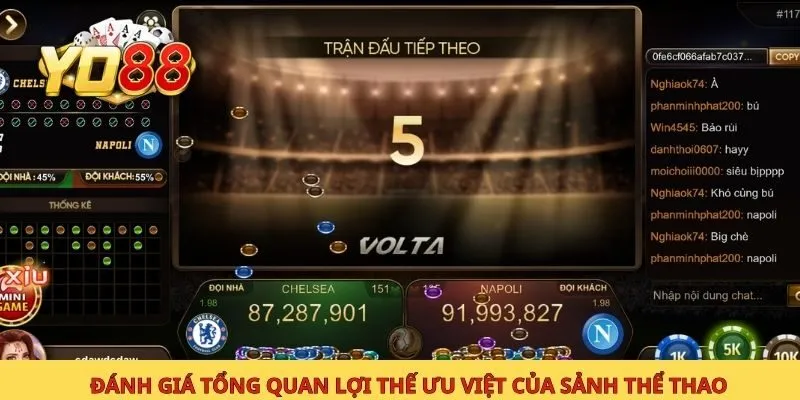 Đánh giá tổng quan lợi thế ưu việt của sảnh thể thao