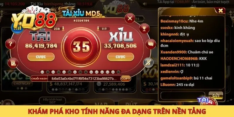 Khám phá kho tính năng đa dạng trên nền tảng