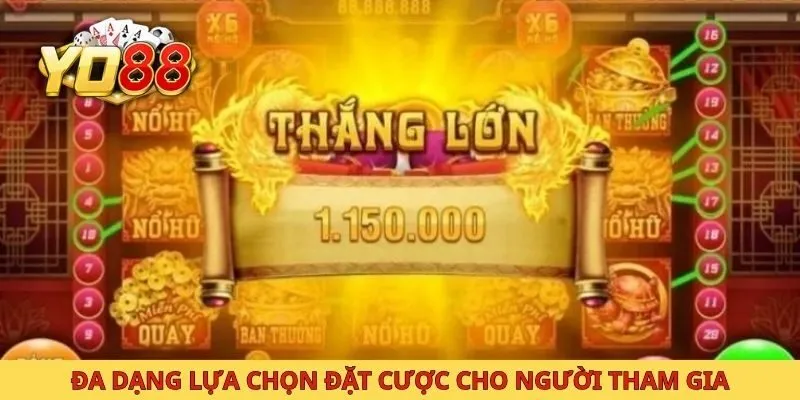 Đa dạng lựa chọn đặt cược cho người tham gia