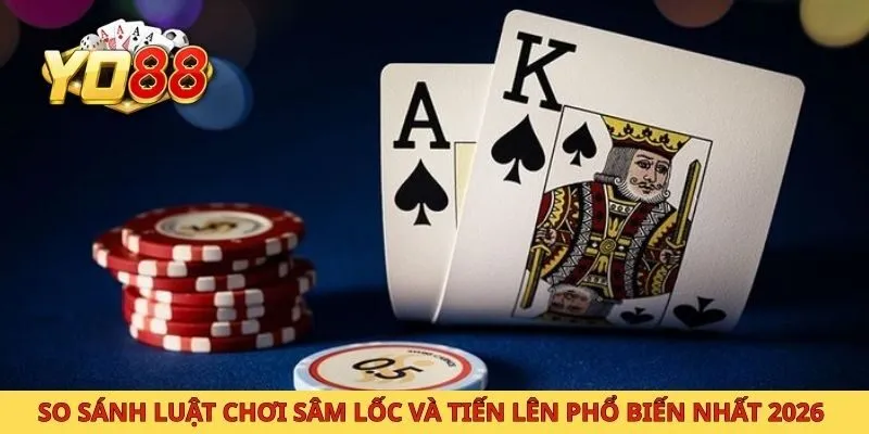So sánh luật chơi sâm lốc và tiến lên phổ biến nhất 2026